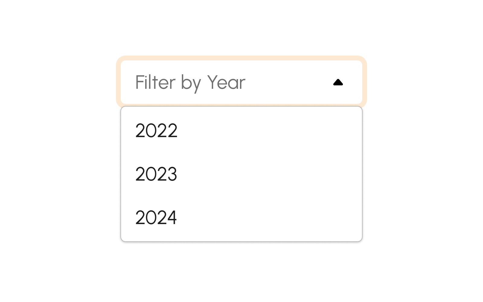 Filter by Year