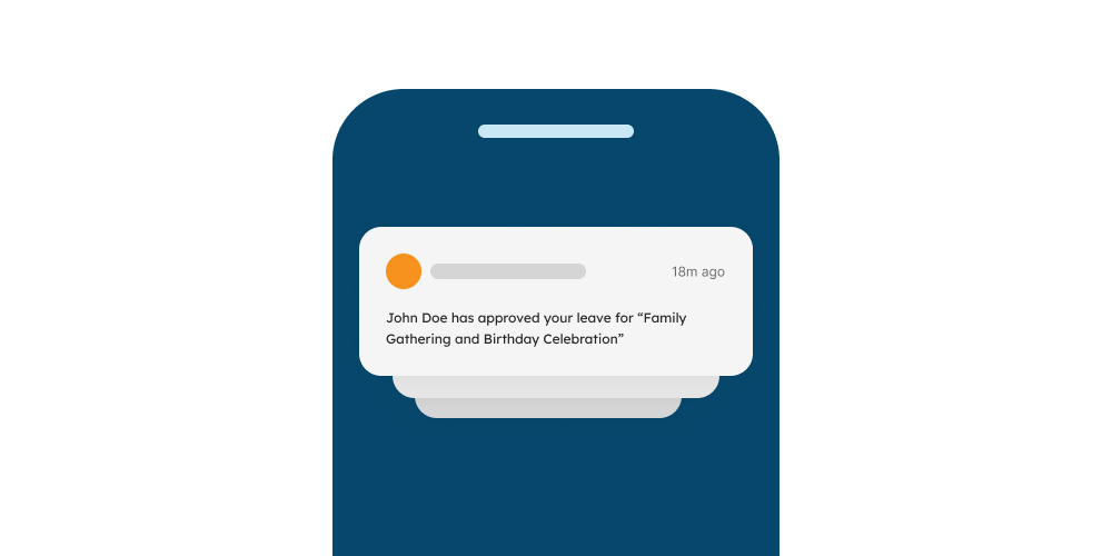 Push notifications appearing on a phone and a laptop