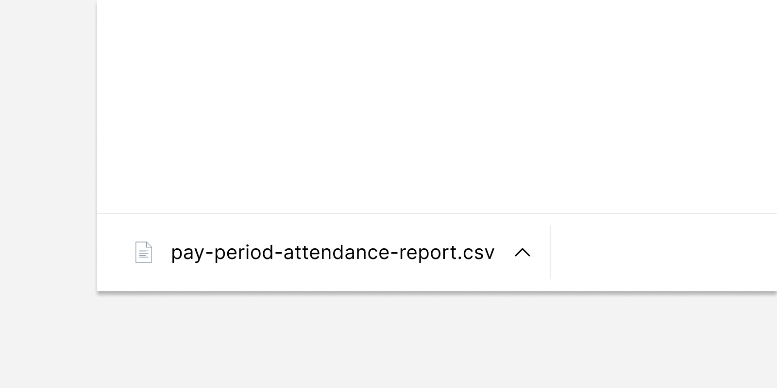 Downloading Pay Period Attendance Report