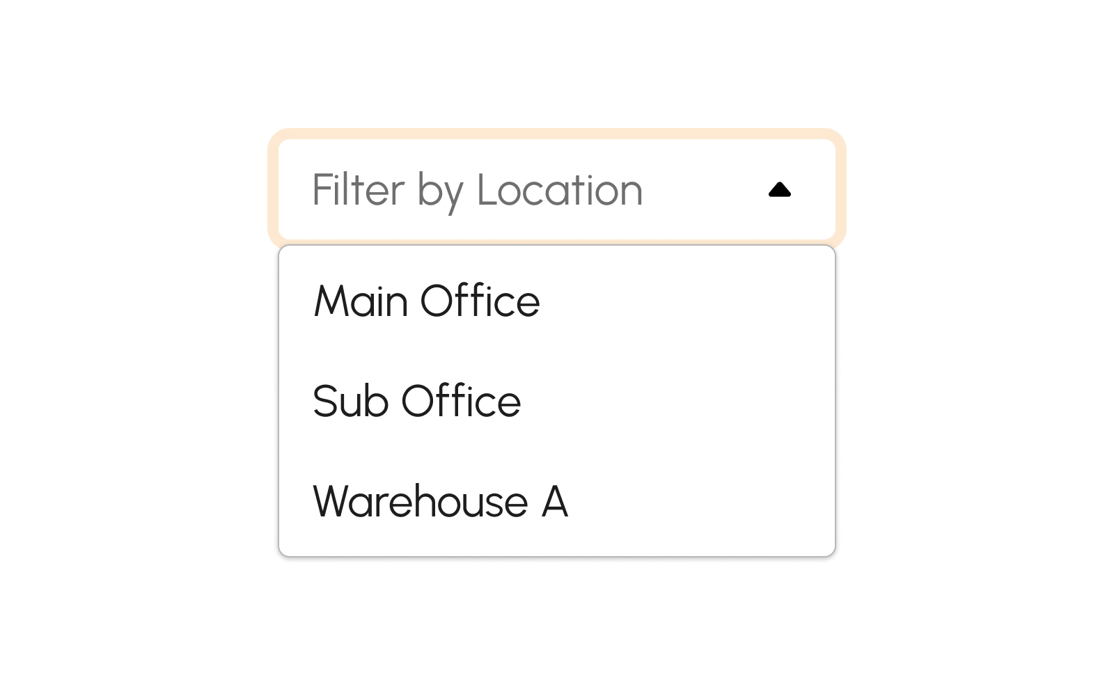 Filter Cycle Counts by Location