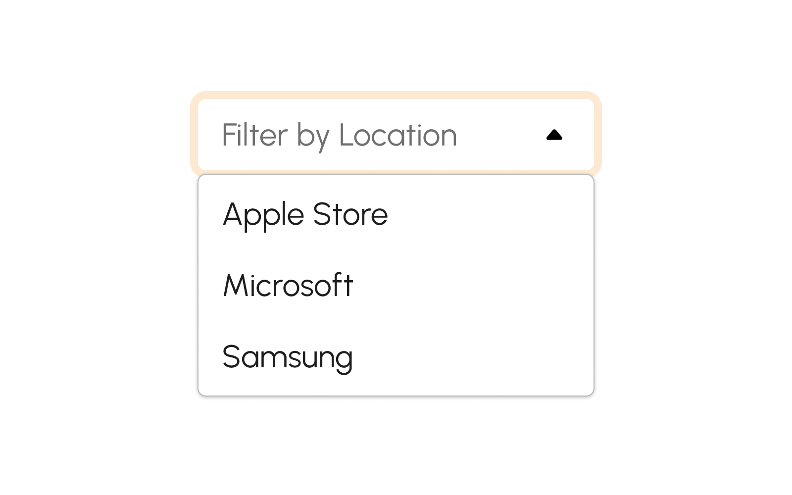 Filter by Location