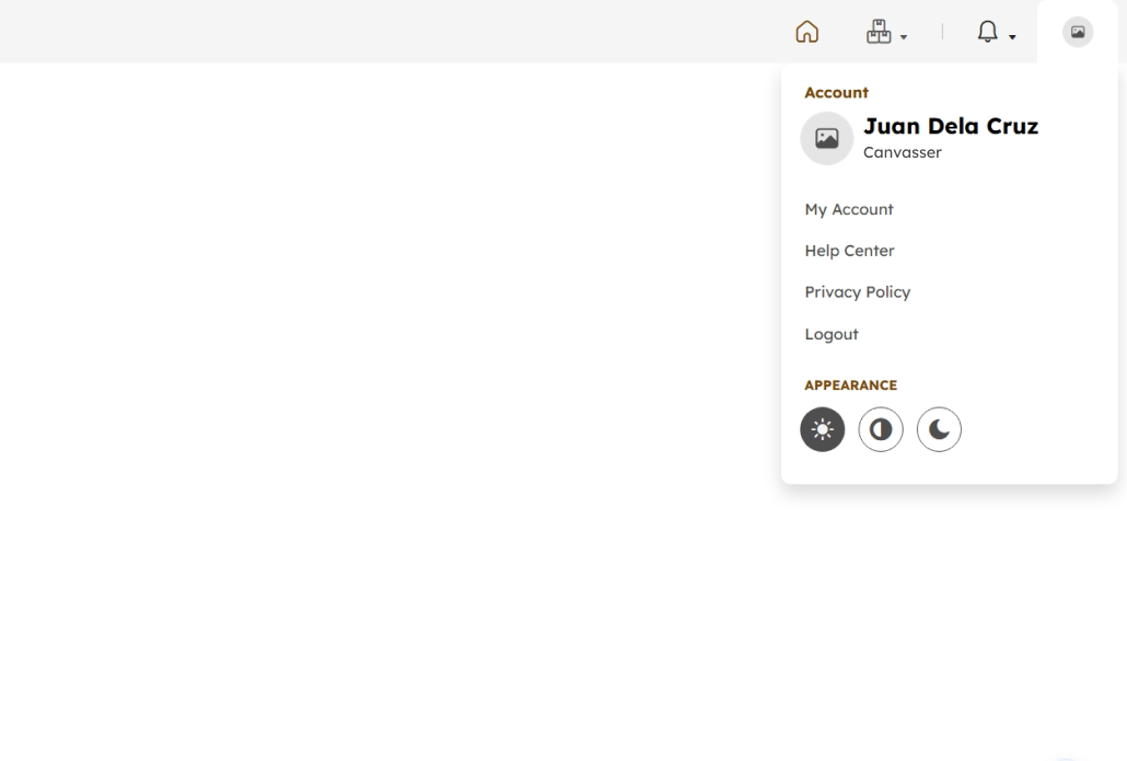 Account Navigation