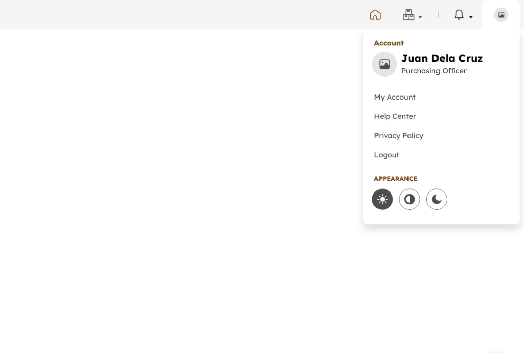 Account Navigation